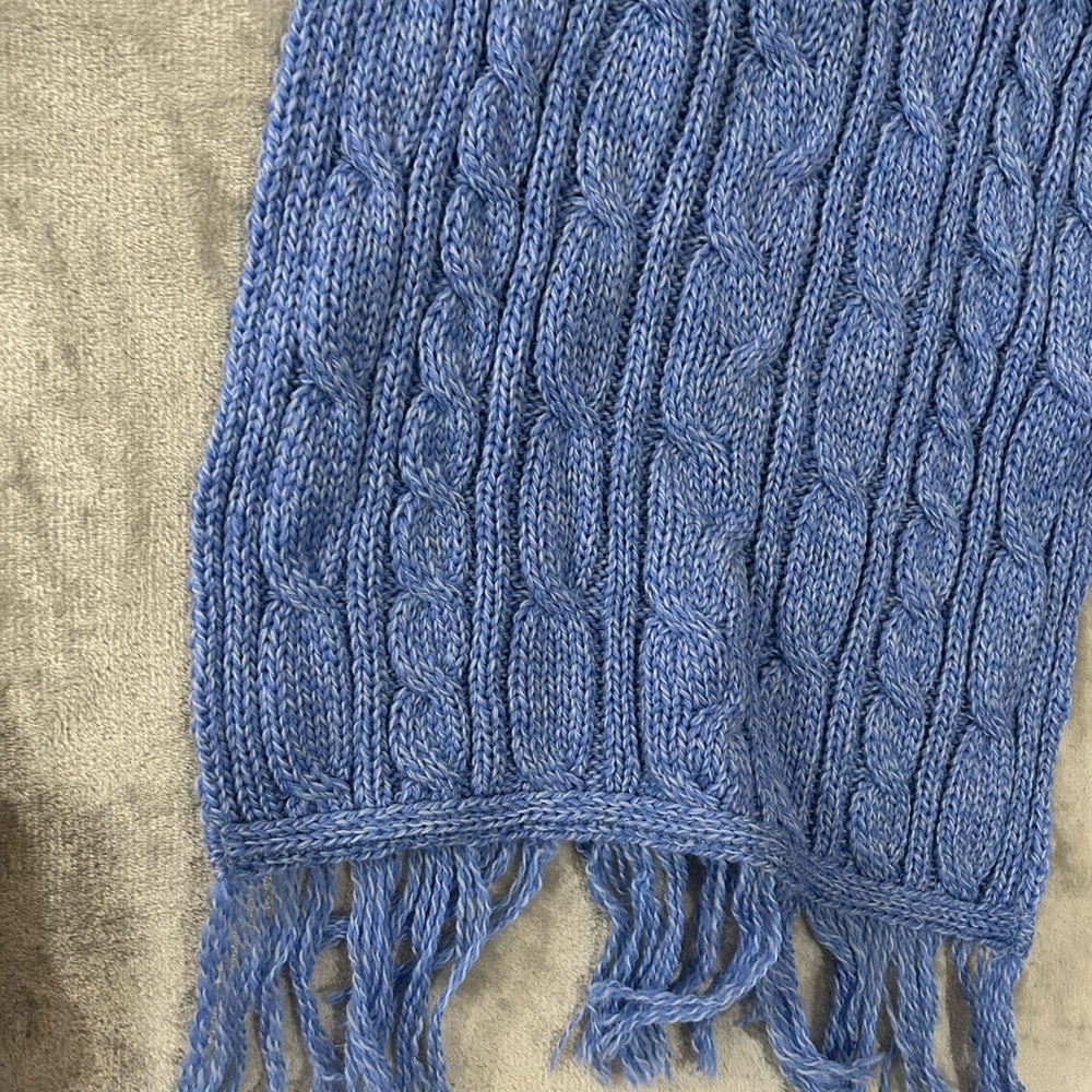 Aran sweater market 100% wool hooded scarf shawl wrap - Picture 5 of 11
